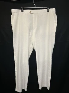 OAK HILL elfenbeinfarbene Leinenmischung Anzughose Hose DXL | Größe 44" x 30" - Bild 1 von 16