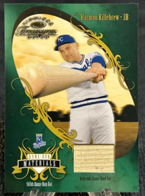 🪵⚾ 2003 Donruss Timeless Treasures – Harmon Killebrew Bat Relic #HM‑2 /100 ⚾🪵 - Image 1 of 2