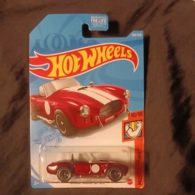 Hot Wheels #250 Red Shelby Cobra 427 S/C Hot Wheels Muscle Mania 2021 10/10 Foto 1 de 4