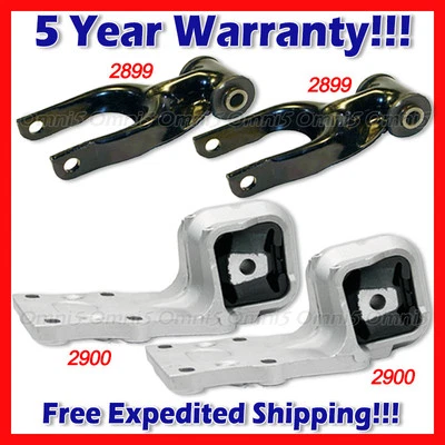 L748 Fits: 1997-2005 Chevrolet Venture 3.4L, Bracket & Torque Motor Mount 4pcs - Image 1 of 4