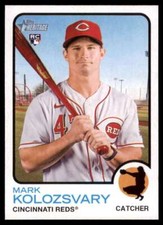 2022 Topps Heritage High Number #511 Mark Kolozsvary  RC Cincinnati Reds