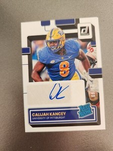 2023 Chronicles Draft Picks CALIJAH KANCEY RC Auto 9/10 PITT  BUCS CORNER DING!