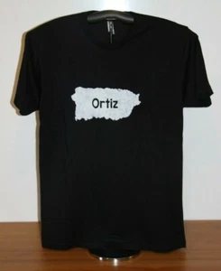 ORTIZ name T-Shirt Large Black - Foto 1 di 4
