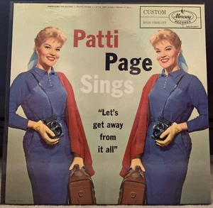 Patti Page – Let's Get Away From It All 1958 LP Vinyl Record MG 20387* - Picture 1 of 2