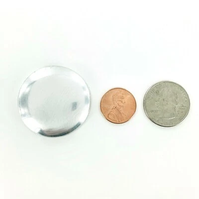 FLAT BACK Cover Buttons: Pick Size, Quantity, Tool, Template Self Covered Button - Image 1 of 4