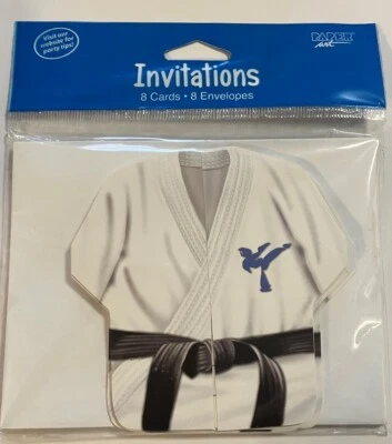 Black Belt Invitations, Martial Arts Invitations - Image 1 of 2