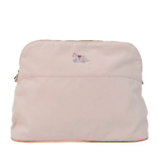 HERMES Adada Rodeo Bolide Pouch Toiletries Women's Cotton Pouch Baby Pink