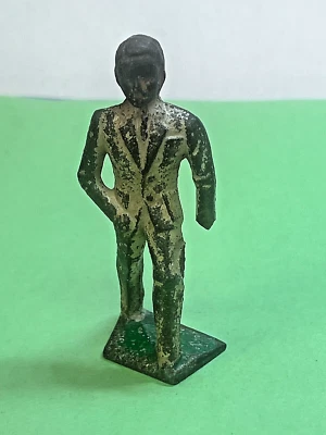 Vintage Grey Iron "Red Cross Doctor" (3) Height ≈ 3'' (Missing Bag) - Image 1 of 4