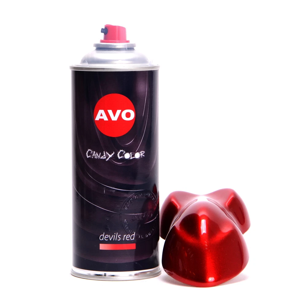 Candy Color Devils Red Lasur Effektlack Lackspray 400ml Tinte Effekt AVO A08062 - Bild 1 von 1