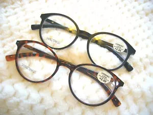 Men's Reading Glasses Big Round-ish Looking Flex Arm Ladies Reading Glasses 2812 - Picture 1 of 6