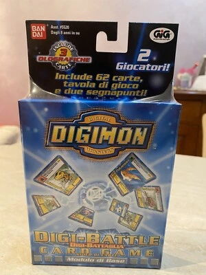 Rarissima confezione Digimon Digi-Battle card game Bandai 1999 nuove collezione