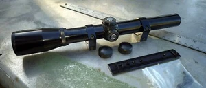 Bushnell Banner 22 Rifle Scope, 4 x 20 - w/Scope Rings, Waterproof - Picture 1 of 14