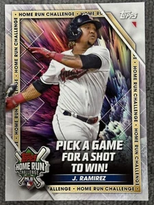 2023 Topps Jose Ramirez Series 1 Home Run Challenge #HRC-14 Cleveland Guardians - Bild 1 von 2
