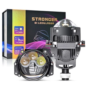 3.0'' Laser Headlight Bi LED Projector Hyperboloid Lens For Hella 3R G5 Retrofit - Picture 1 of 13