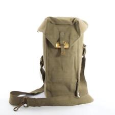 Belgian army surplus canvas and leather shoulder equipment bag