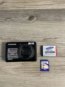 Samsung Digital Camera SL 202 10.2 Mega Pixel Black  Battery And Memory  Read - Picture 1 of 6