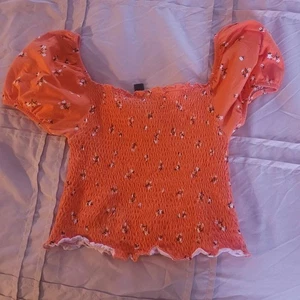 NEW LOOK 915 Generation Girls ORANGE SHIRRED TOP AGE 14-15 Years - Picture 1 of 4