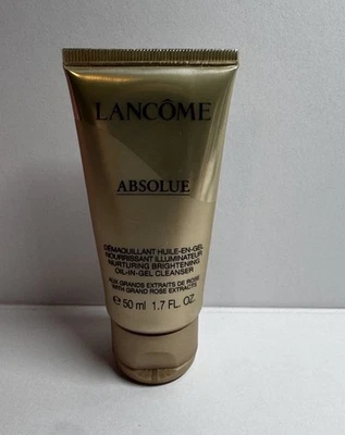 LIMPIADOR Lancome ABSOLUE Nurturing Brightening Oil-In-Gel 1,7 oz 50 ml nuevo Foto 1 de 3