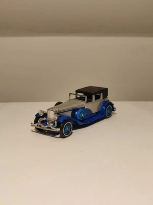 Matchbox MoY Yesteryear Y4 Model J Duesenberg blau 1930. interRent Werbemodell - Bild 1 von 4