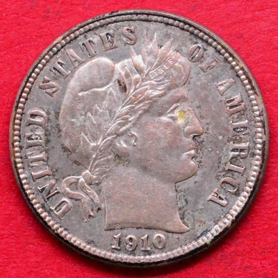 1910 BARBER DIME - Image 1 of 3