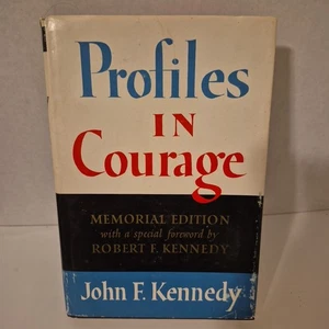 Book Profiles In Courage By John F Kennedy 1964 Memorial Edition Hardback  - Imagen 1 de 19