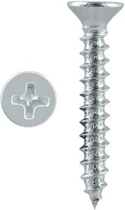 Countersunk Head Phillips Drive Stainless Steel Timber Screw, 10G x 30 mm - Picture 1 of 1