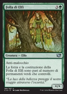 MTG DROVE OF ELVES EXC - FOLLA DI ELFI - CMDA 2014 - MAGIC - Picture 1 of 1