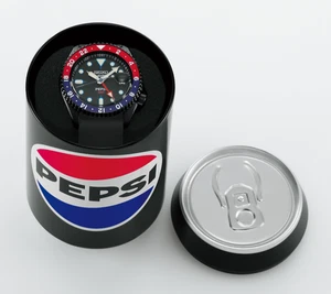 SEIKO 5 Sports SSK047K1 PEPSI Can Collaboration LIMITED Edition GMT Watch SKX - Picture 1 of 3