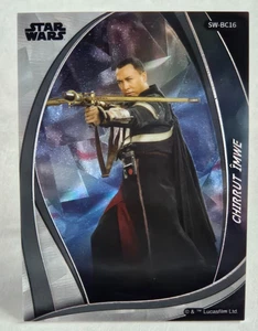 CHIRRUT IMWE 2025 Star Wars CardFun Power of the Force Silver Foil #SW-BC16 - Picture 1 of 2