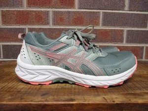 Asics Womens Gel Venture 9 1012B313 Green Pink Running Shoes Sneakers Size 8.5 - Picture 1 of 18