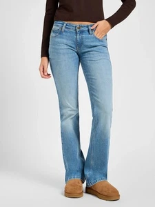 LEE Jessica Low Rise Bootcut Stretch Denim Jeans Rising Sign 112355540 W28 L33 - Picture 1 of 6
