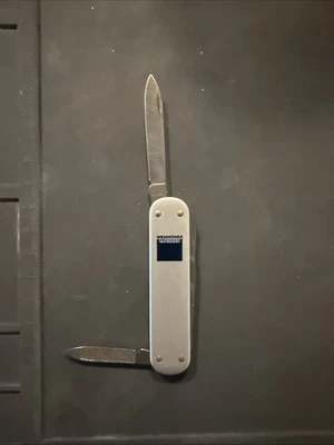 Navaja suiza Victorinox Silver Alox Ambassador 74 mm “Wemhoner Pressen” usada Foto 1 de 3