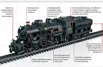 Trix 25491 Steam Locomotive Litra E 991 DSB Era 3-5 SOUND Dynamic Smoke NEW 1:87 - Image 1 of 4