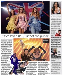 Eurovision 2025 Remember Monday JJ Nemo Johnny Cash News Article Clipping 2025 - Picture 1 of 2