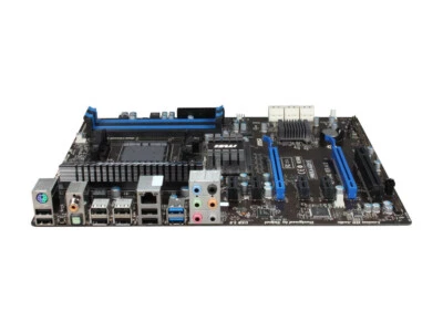 MSI 990XA-GD55 MS-7640 Socket AM3+ AMD 990X SATA 6Gb/s USB 3.0 ATX Motherboard - Image 1 of 2