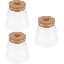  3 PCS Aquarium En Verre Vase À Plantes Hydroponique Culture De L'eau