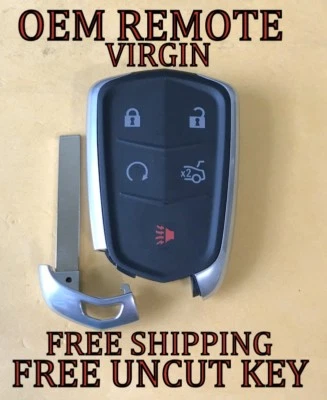 OEM CADILLAC ATS CT6 XTS CTS SMART KEY PROXIMITY REMOTE FOB TRANSMITTER HYQ2EB - Image 1 of 4