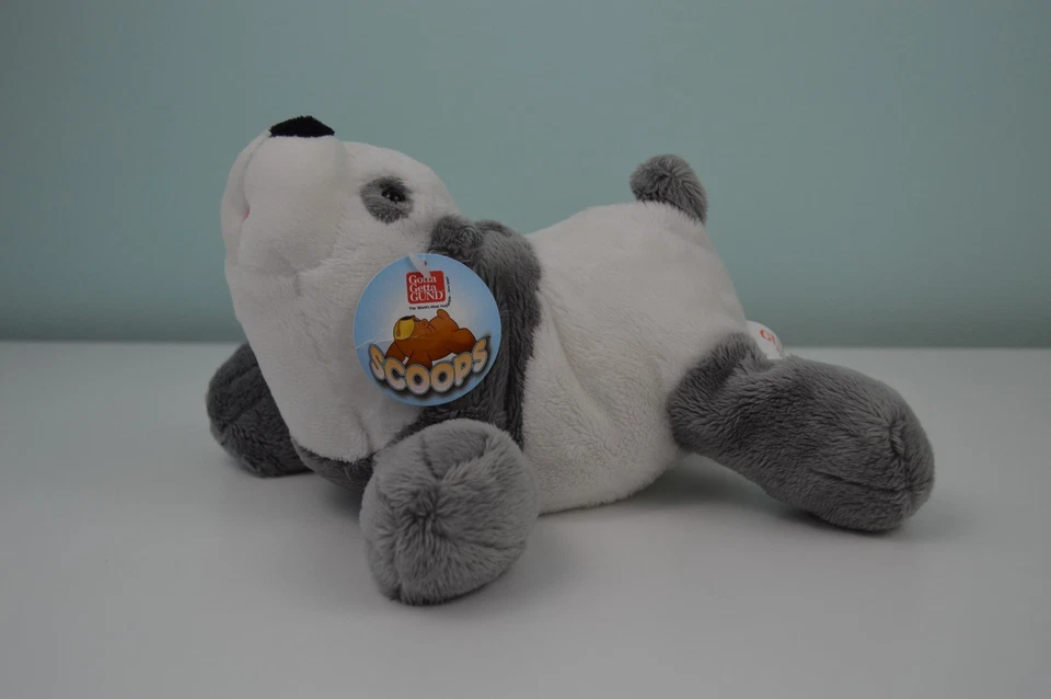 Gund Scoops Phebe Panda Bear Plush Stuffed Animal Toy Gray White 320136 - Image 1 of 4