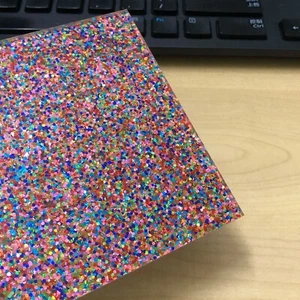 2-Sided Hexagonal Sequin Acrylic Sheet PMMA 3mm Thick Glossy for Crafts & Decor - Picture 1 of 4