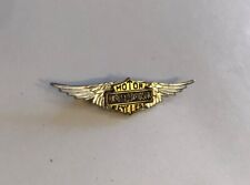 RARE 1 5/8" Vintage Silver Harley Davidson Wings Pin Stamped Made In USA