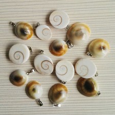 Wholesale 12Pcs Natural Stone Snails Pendant Bead DW86(Random Send)