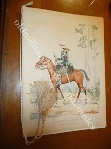 CALENDARIO REGGIMENTO LANCIERI DI NOVARA 1955 CON DEDICA ELENCO U e SU OTTIMO - Picture 1 of 1