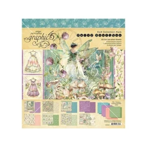Graphic 45 ~ Fairy Boutique ~ Almohadilla de papel 8x8 - Imagen 1 de 1
