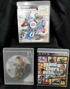 Lotto giochi Playstation 3 PS3 azione 3x - Grand Theft Auto IV 4 e V 5, Madden NFL 13 - Foto 1 di 8
