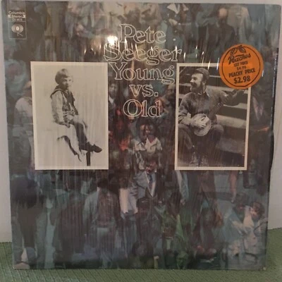 Pete Seeger Young vs. Old Columbia CS-9873 LP shrink - Image 1 of 4