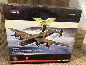 Corgi 1:72 HP Halifax B III Series 578 Sqn Cyril Barton VC March 1944 No AA37202 - Picture 1 of 12