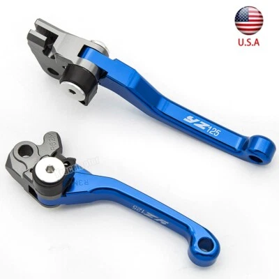 For Yamaha YZ125 YZ125X 2017-2021 2022 CNC Dirt Bike Brake Clutch Pivot Levers Foto 1 de 4