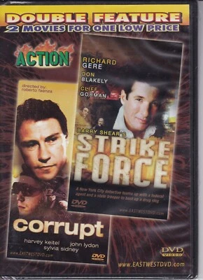 Strike Force/ Corrupt (Double Feature DVD) *BRAND NEW* - Image 1 of 2