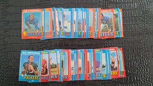 1971 Topps Football Set RAW Builder Cards HOF Rookies Vets Common 1-263 Vintage - Picture 1 of 209