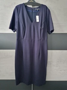 Brooks Brothers Sheath Dress UK 18 USA 14 Lined Elegant Work Office School - Picture 1 of 13